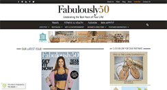 Desktop Screenshot of fabulously50.com