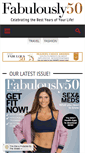 Mobile Screenshot of fabulously50.com